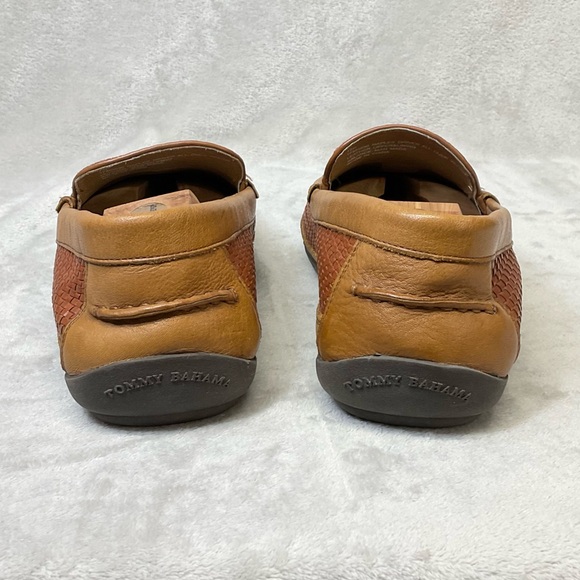 Tommy Bahama Naples Driver Woven Leather Loafers Men’s 13D - Picture 5 of 7
